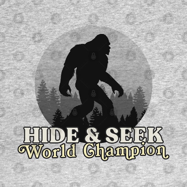 Retro Bigfoot Hide & Seek World Champion by DankFutura